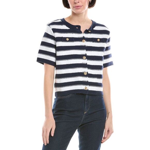 Sam Edelman Womens  Colleen Cardigan, Blue - Picture 1 of 3